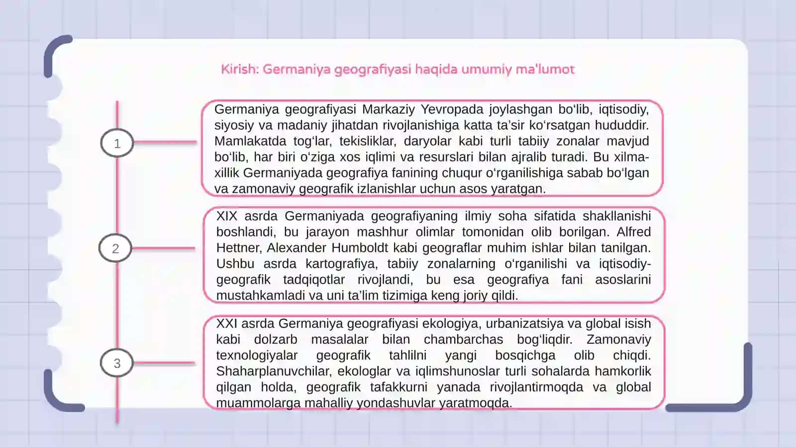 Germaniyada XIX XXI geografiyasining rivojlanish xususiyatlari 3