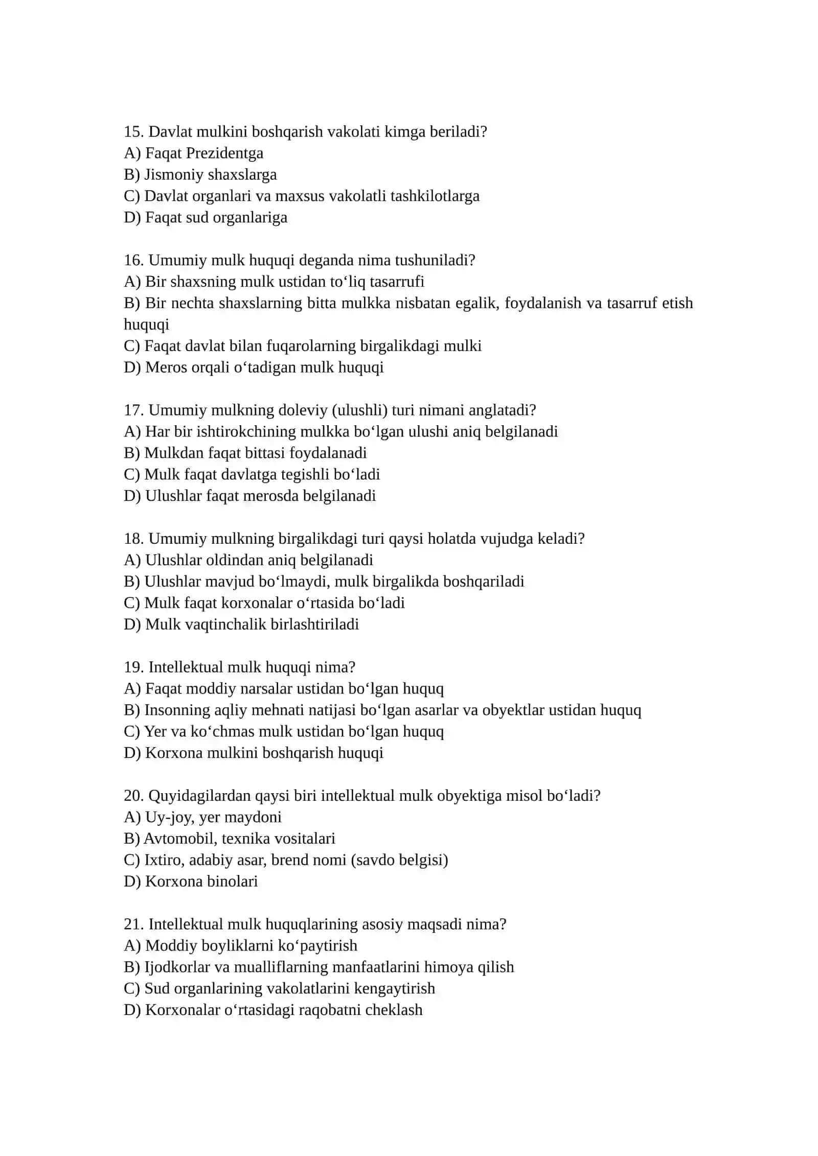 Mulk huquqi 3