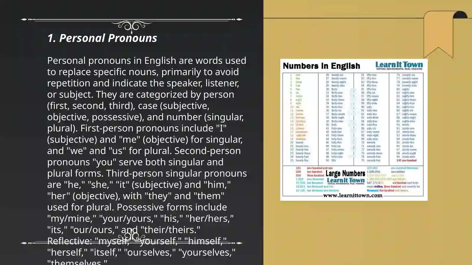 Personal Pronouns 3