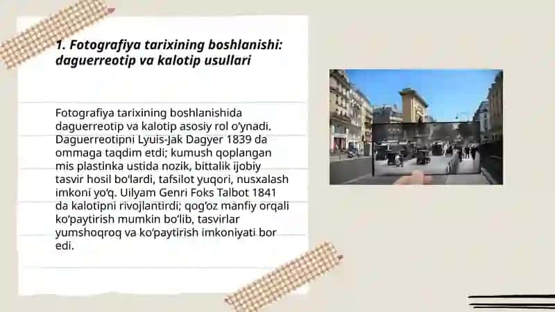 Fotografiya tarixi va janrlari 3