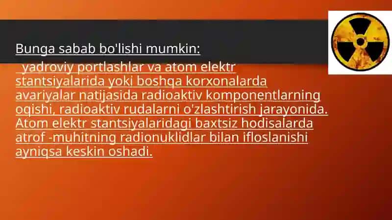 Radioaktiv Zararlanish Manbalari 3