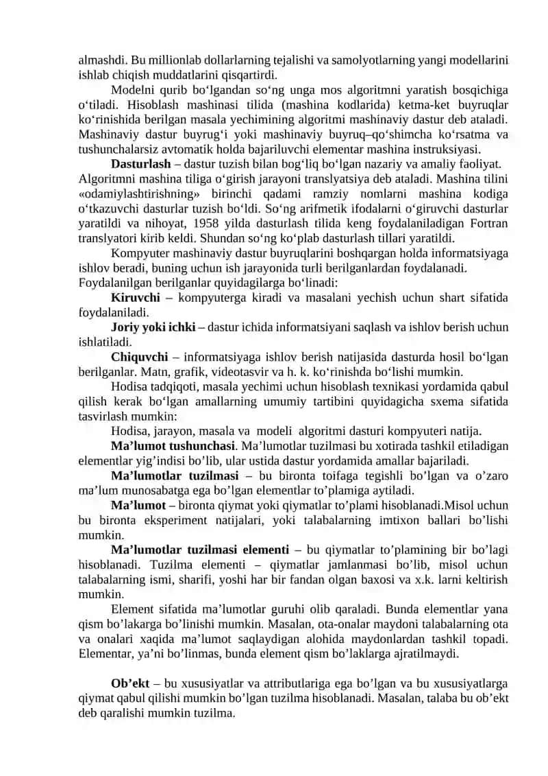 Algoritm va ma'lumotlar turlari 3