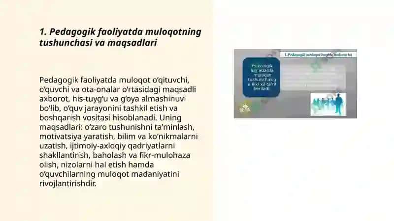 Pedagogik faoliyatda muloqot 3