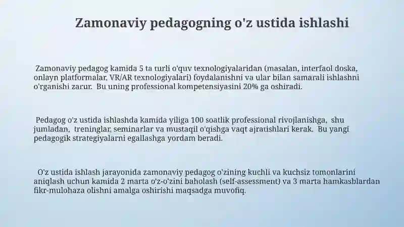 Zamonaviy Pedagogning Innovatsion Yondashuvlari 3
