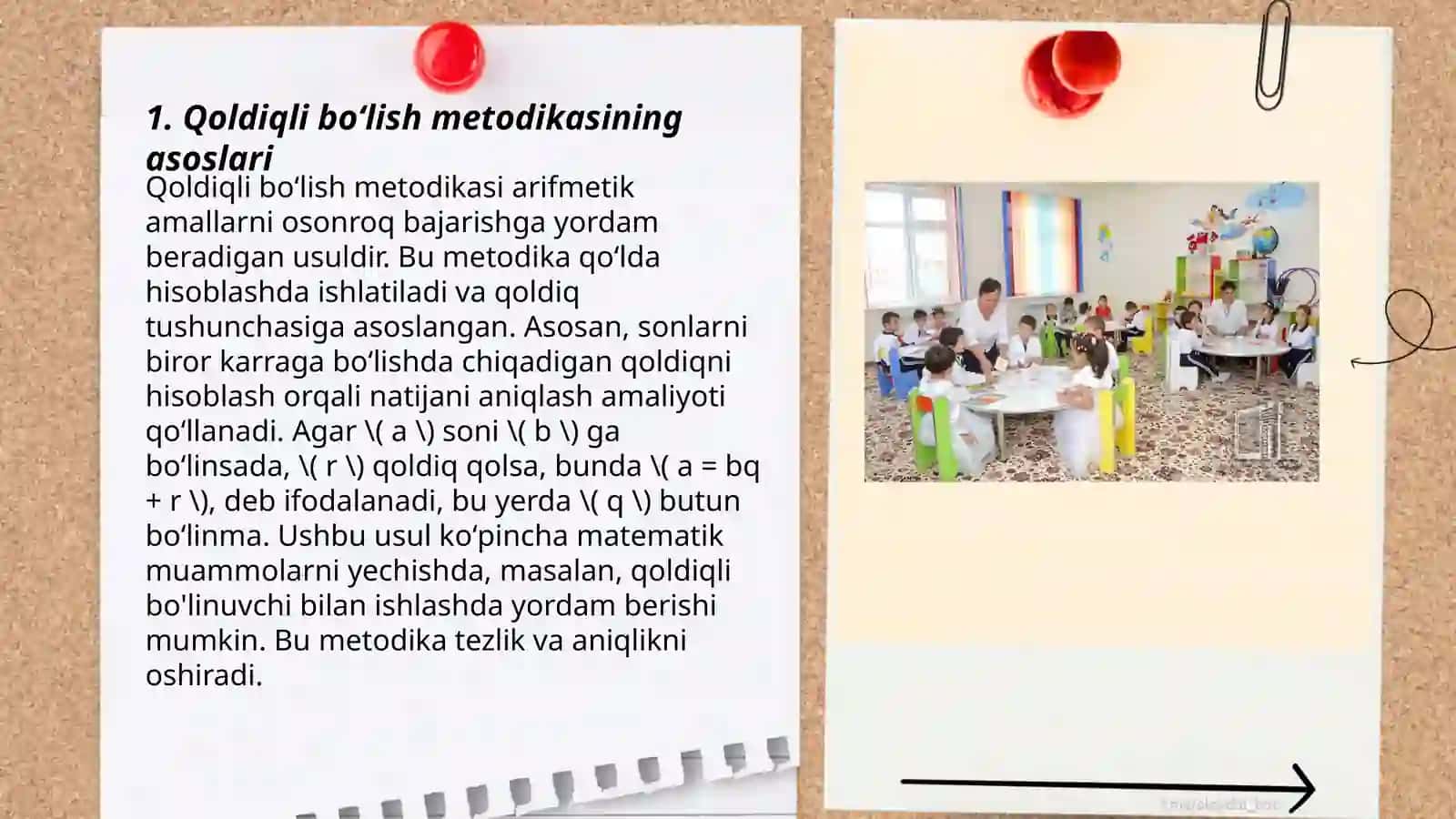 Qoldiqli boʻlish metodikasi 3