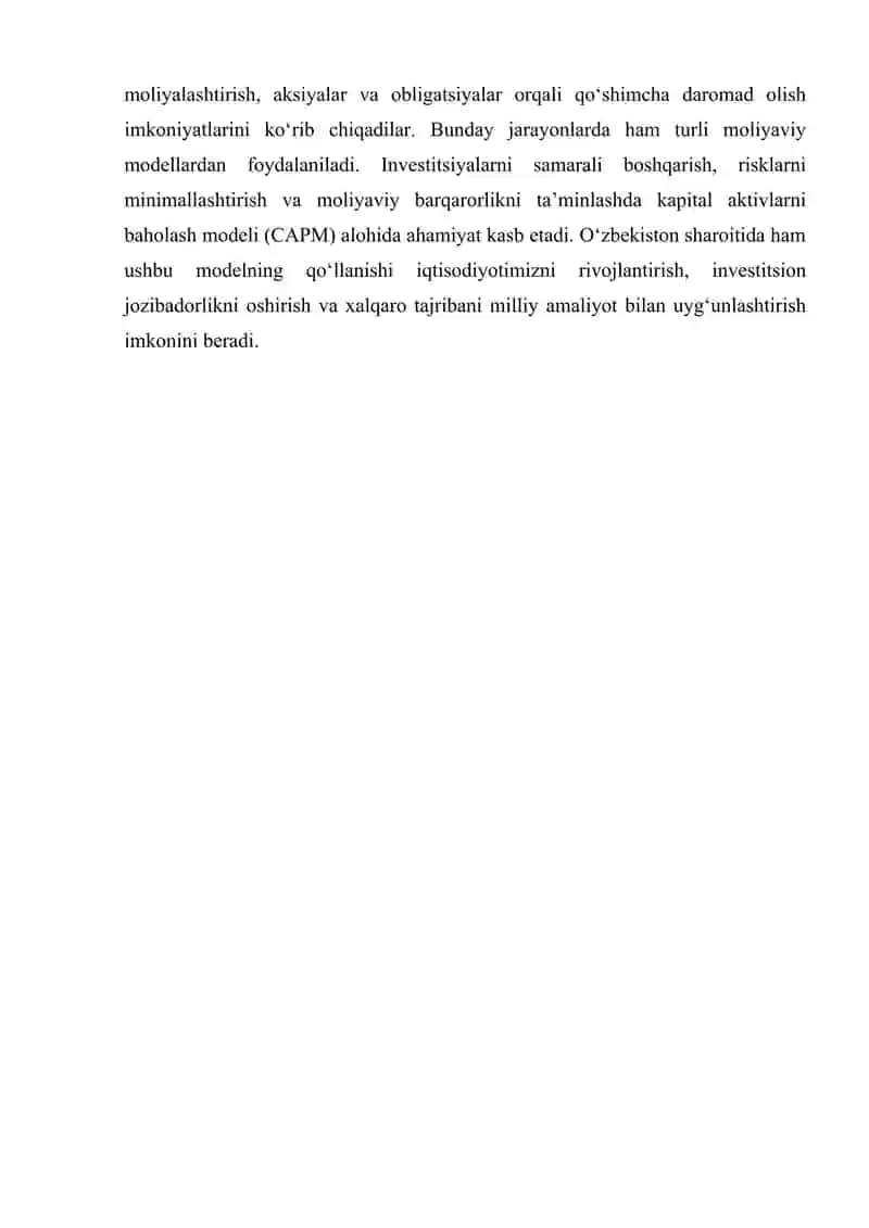 MOLIYAVIY AKTIVLARNI BAHOLASH MODELI 3
