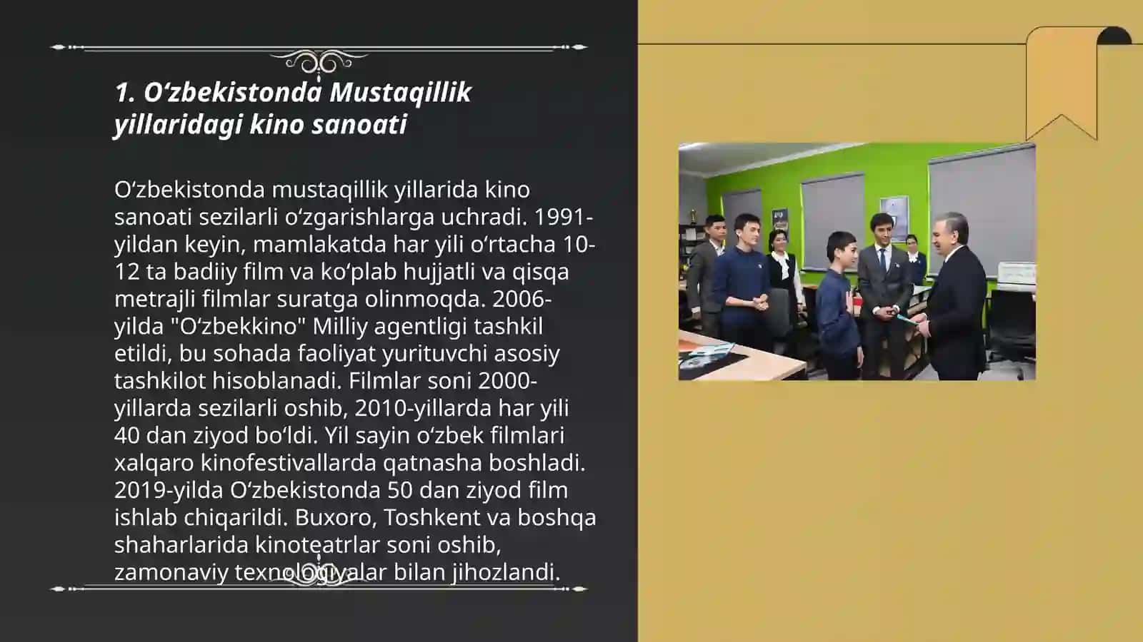 Oʻzbekistonda Mustaqillik yillaridagi kino sanoati 3