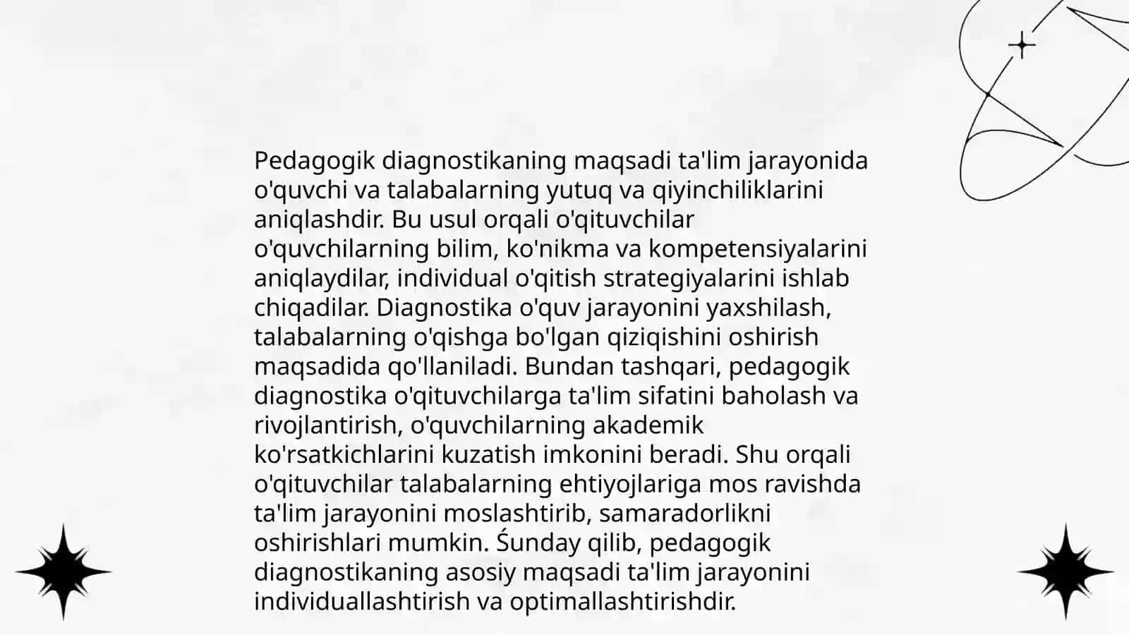 Pedagogik diagnostikaning asosiy funksiyalari 3