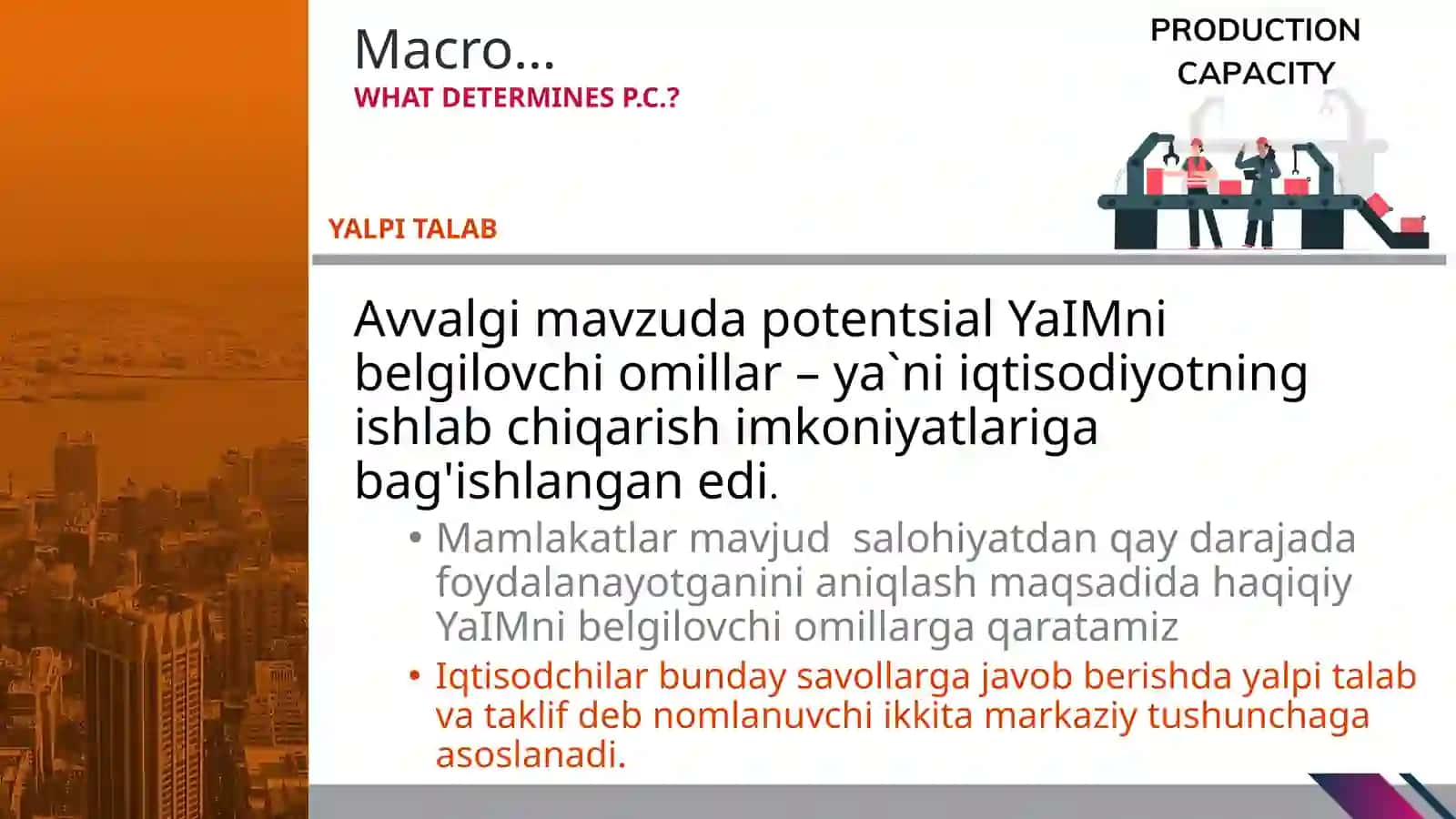 Yalpi Talab va Taklif 3