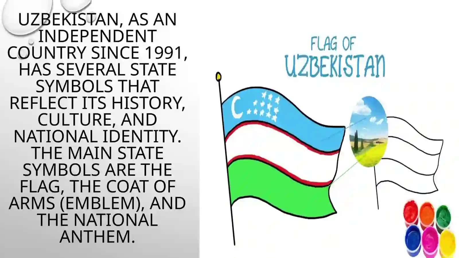 The state symbols of Uzbekistan 3