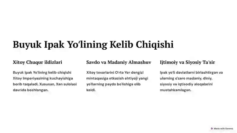 Buyuk Ipak Yoʻli 3