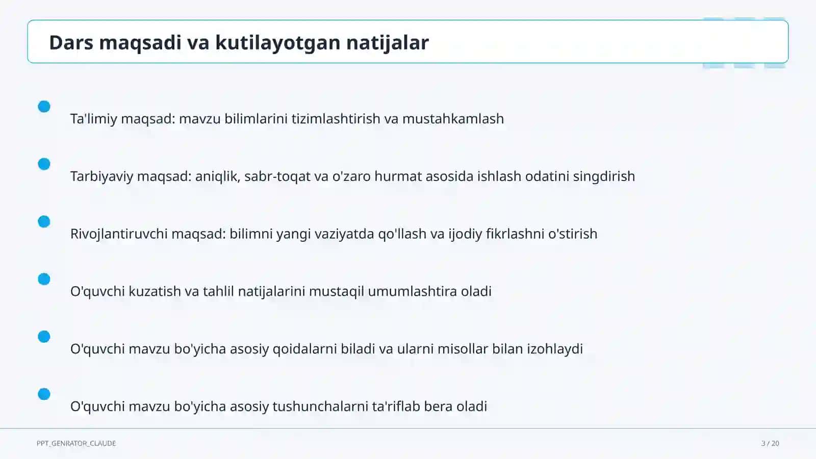 Inson huquqlari va erkinliklari (9-sinf) 3