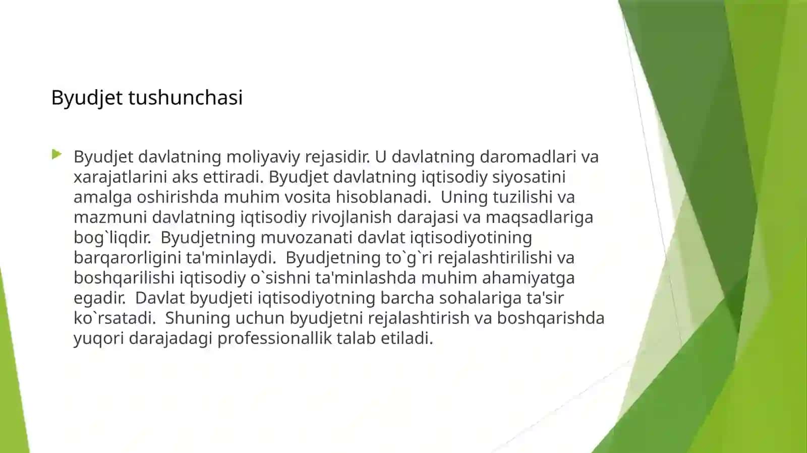 Budjet-Soliq siyosati 3