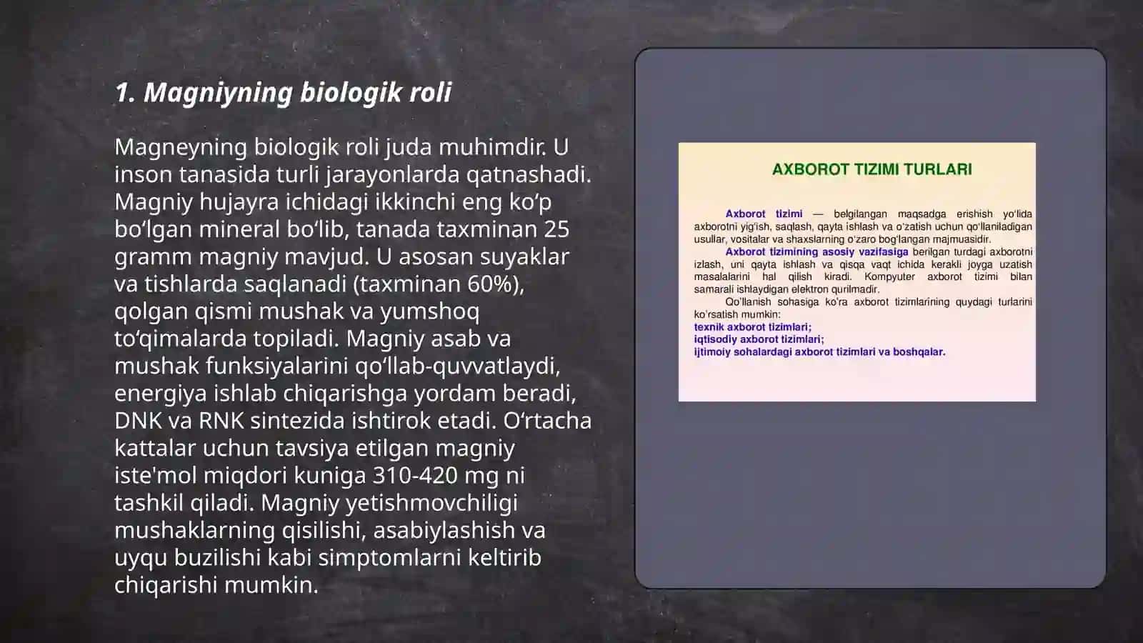 Magniy kalsiy rux haqida ma'lumotlar 3