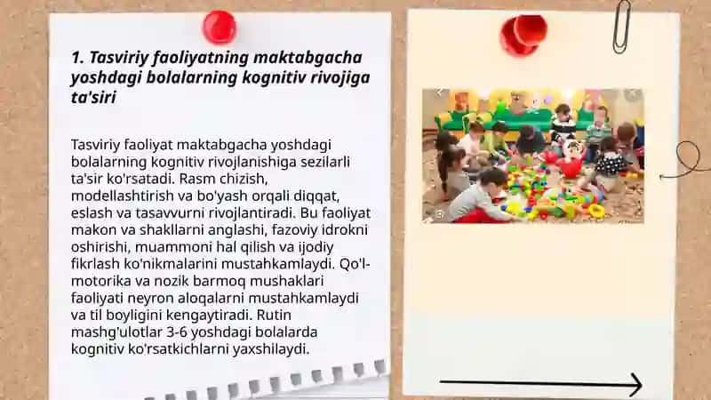 Tasviriy faoliyatning ahamiyati 3
