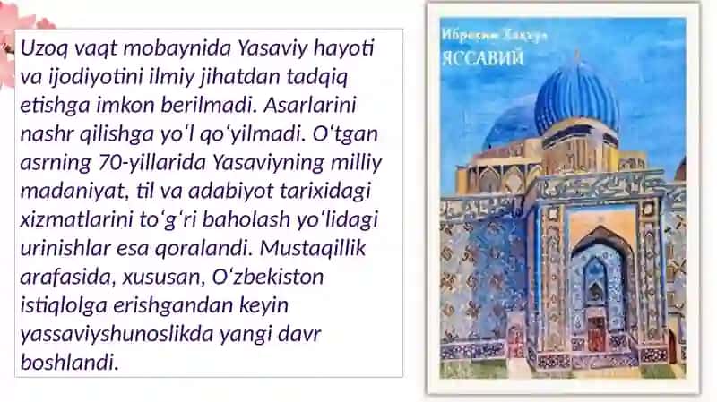 Hamzayeva Farogʻatning Oʻzbek adabiyoti fanidan taqdimoti 3