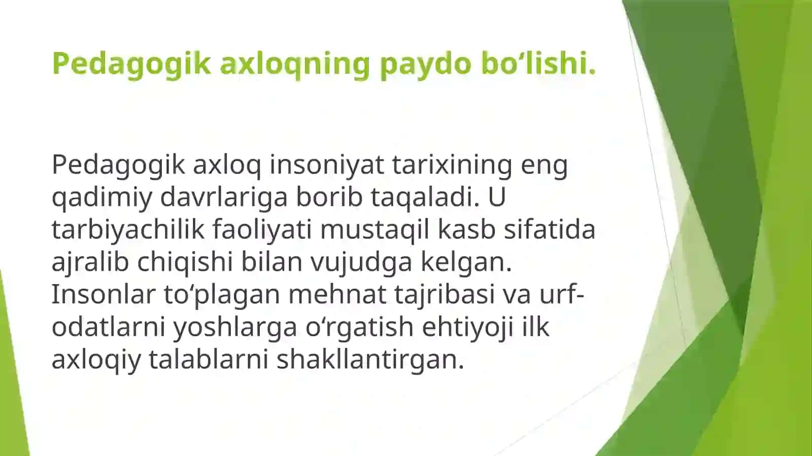 PEDAGOGLARNING AXLOQIY-MADANIY BILIMLARI 3