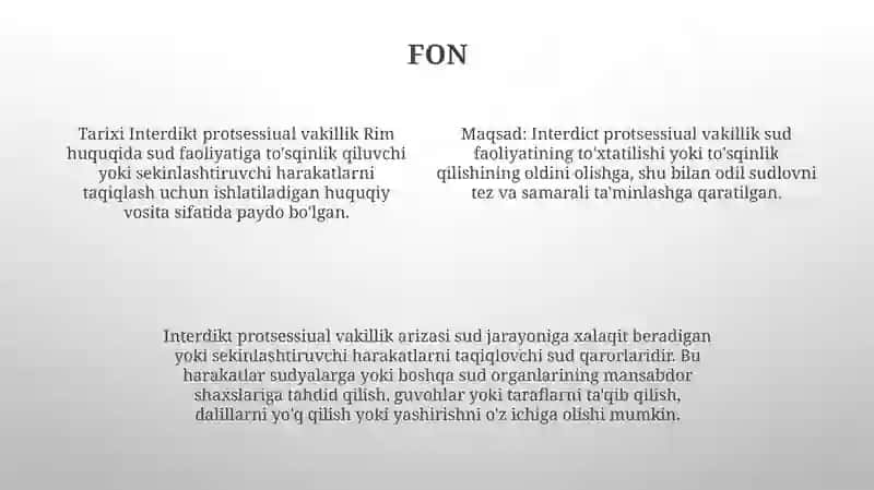 Protsessual Vakillik Interdikt Tartibida Ish Yuritish 3