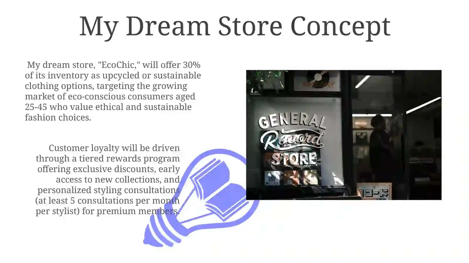 My Dream Store Concept 3