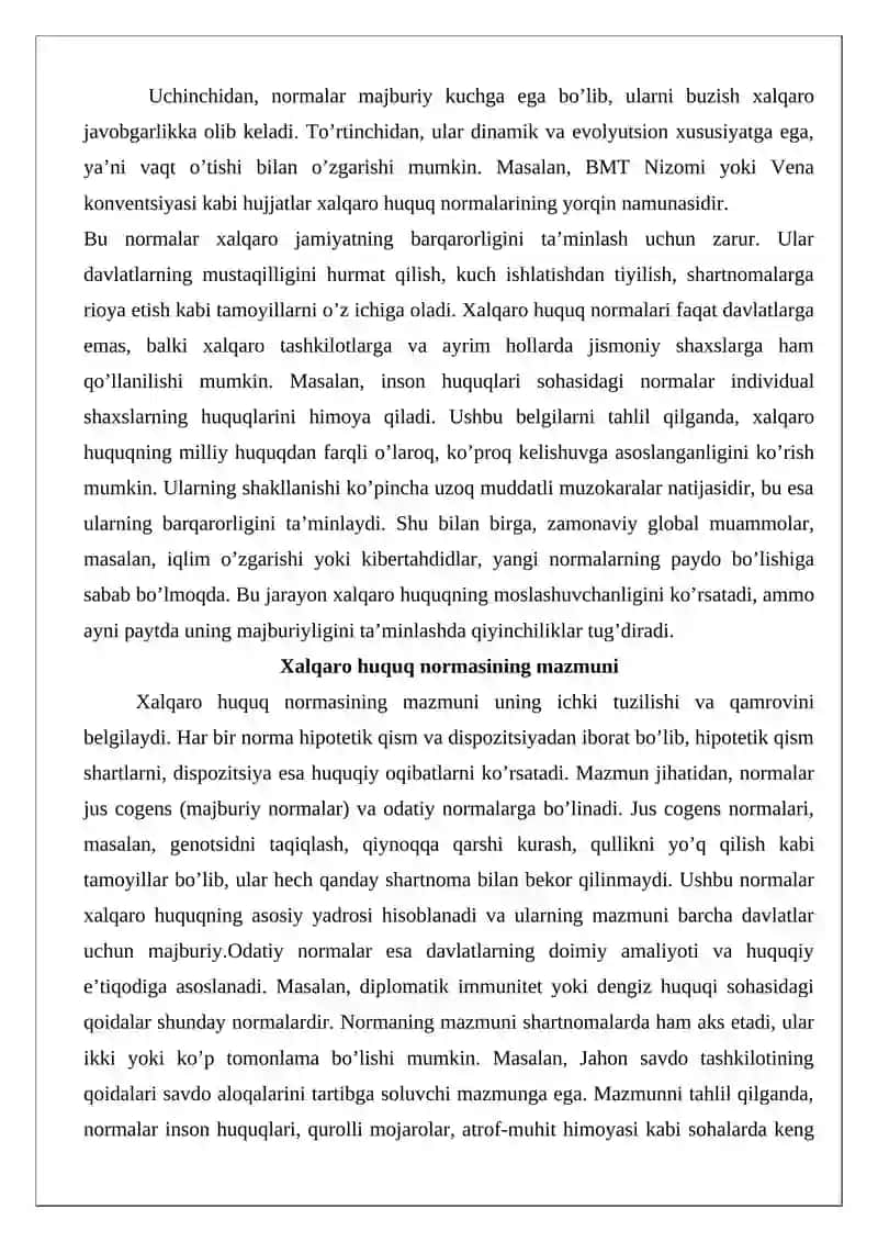 Xalqaro huquq normalari va manbalari 3