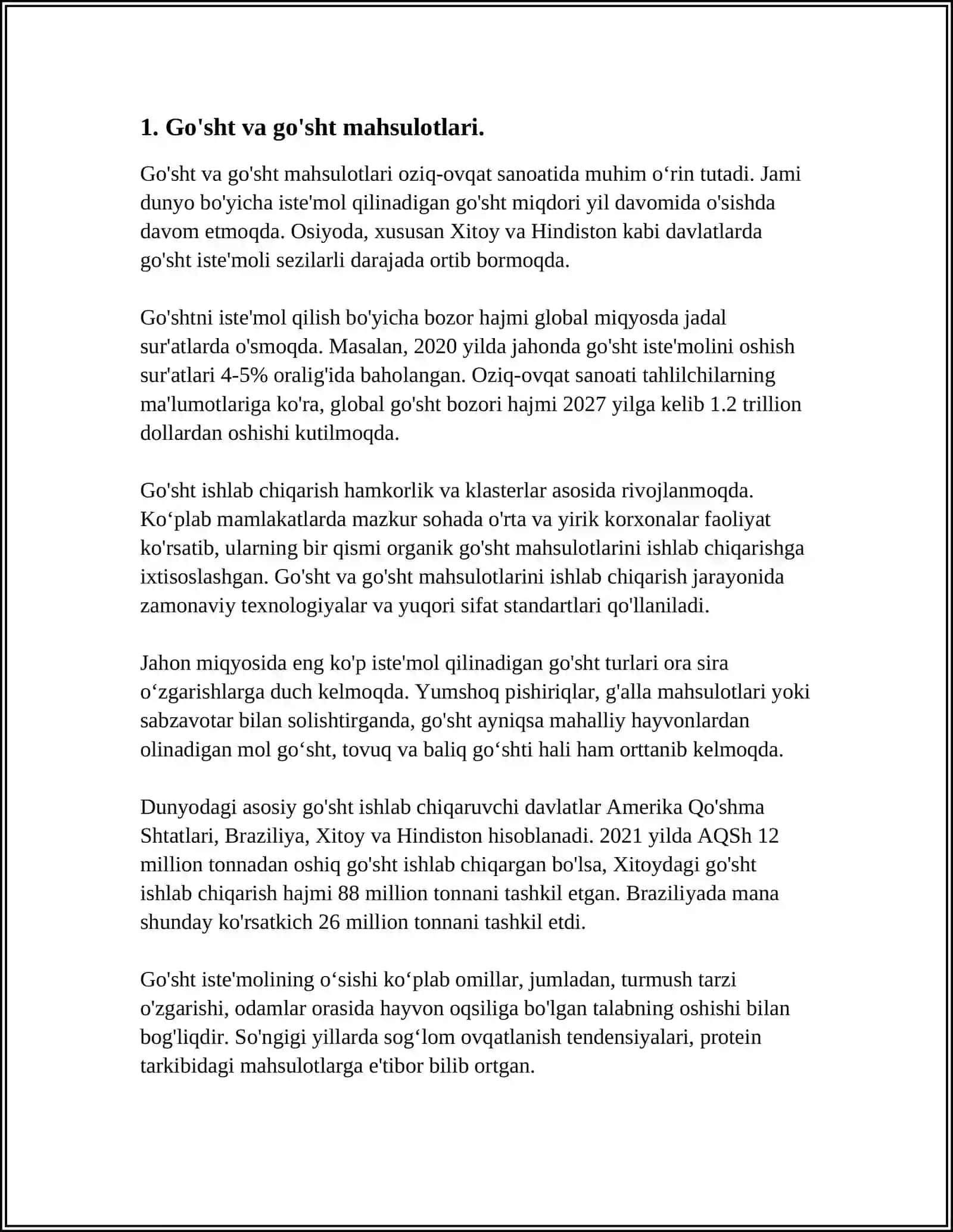 QO'SHIMCHA OVQATLARNI TAYYORLASHDA ISHLATILADIGAN OZIQ OVQAT GURUHLARI 3