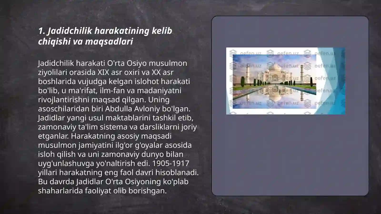 Jadidchilik harakatining kelib chiqishi va maqsadlari 3