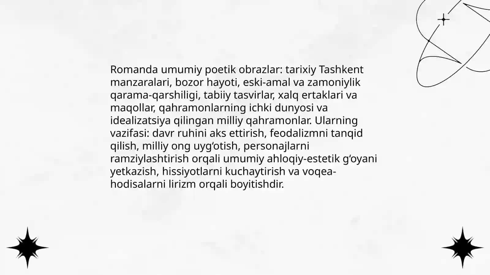 Abdulla Qodiriy oʻtkan kunlar romani poetik tahlili 3