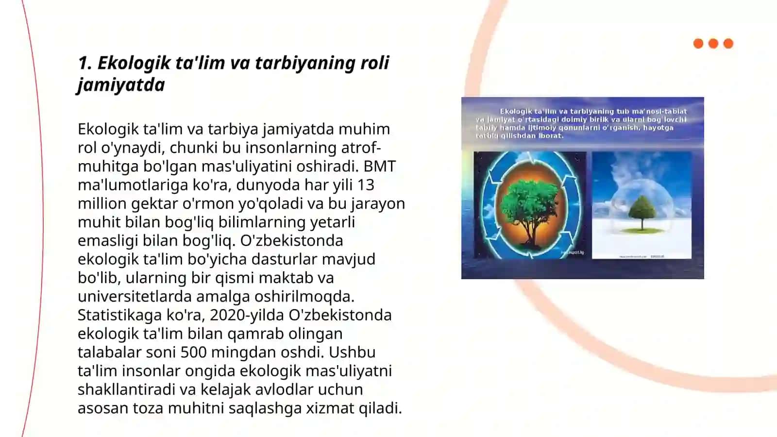Ekologik ta'lim va tarbiya 3