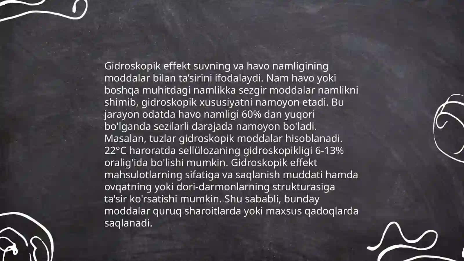 Gidroskopik effekt va uning qoʻllanilishi 3