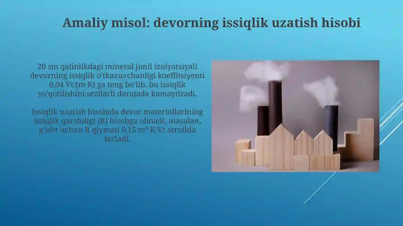 Issiqlik uzatishni xisoblash 3