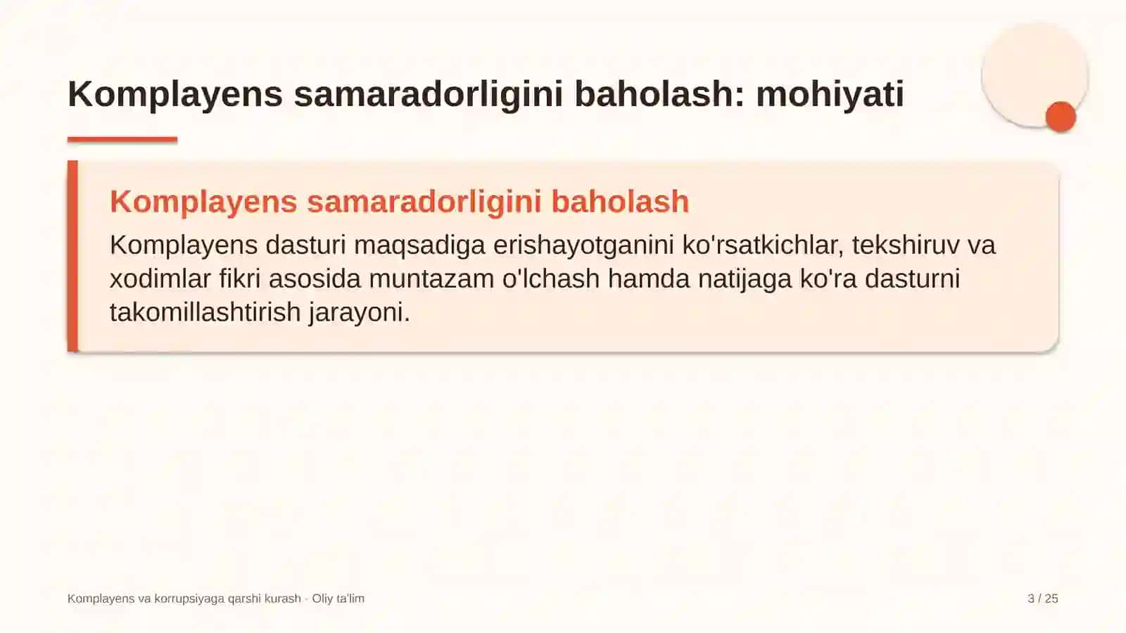 Agroklasterlarda komplayens samaradorligini baholash 3