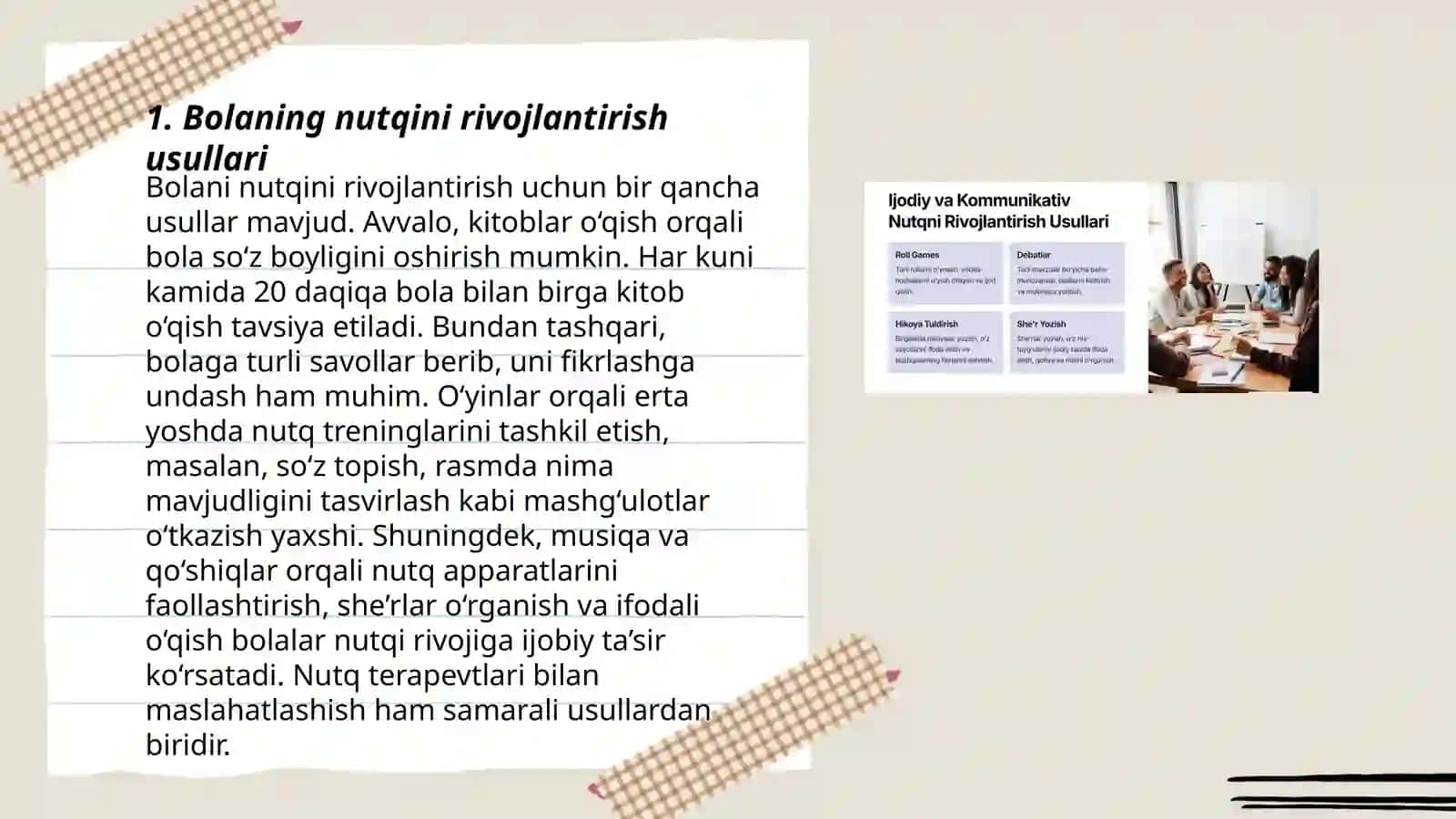 Nutqni rivojlantiruvchi psixologik mashg'ulotlar 3