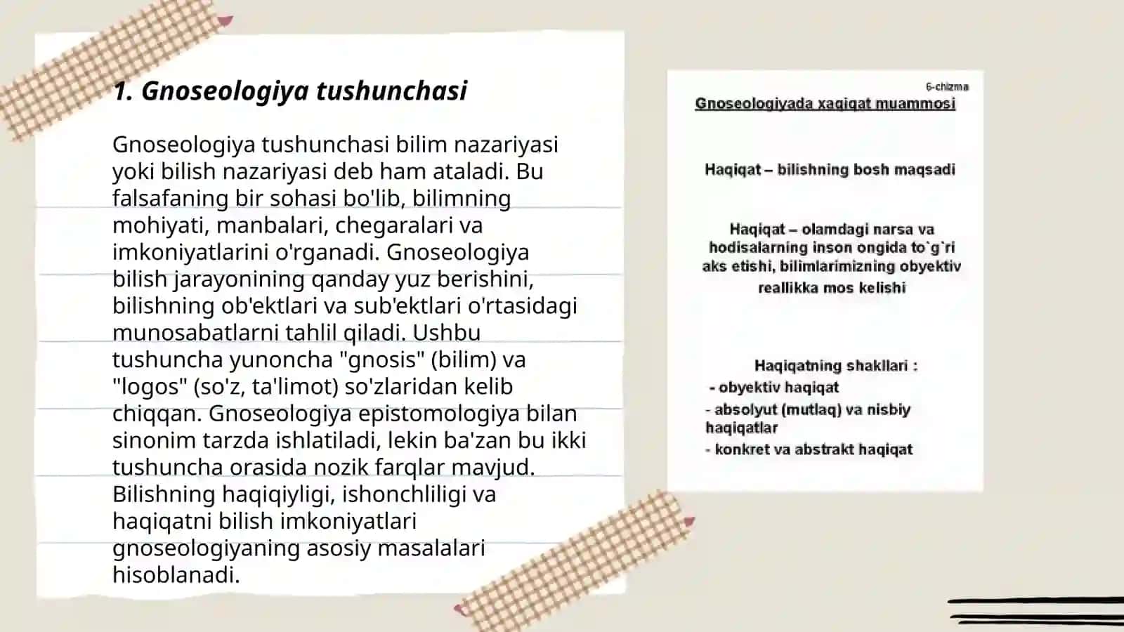 Gnoseologiya tushunchasi 3