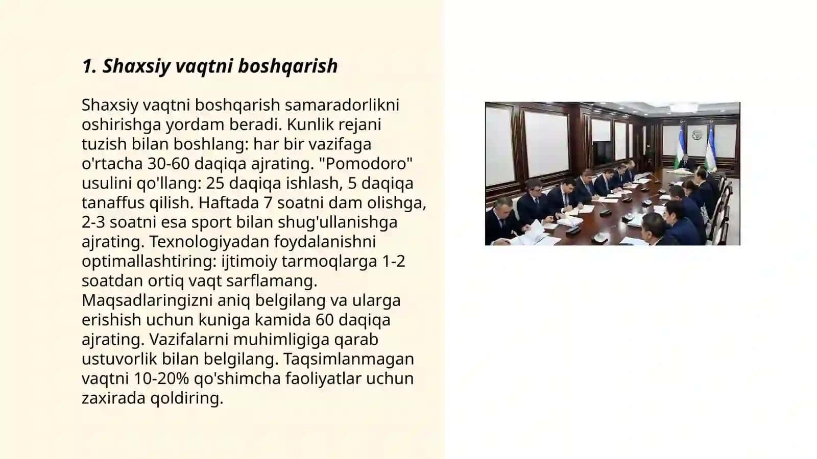 Shaxsning malaka va odatlari 3