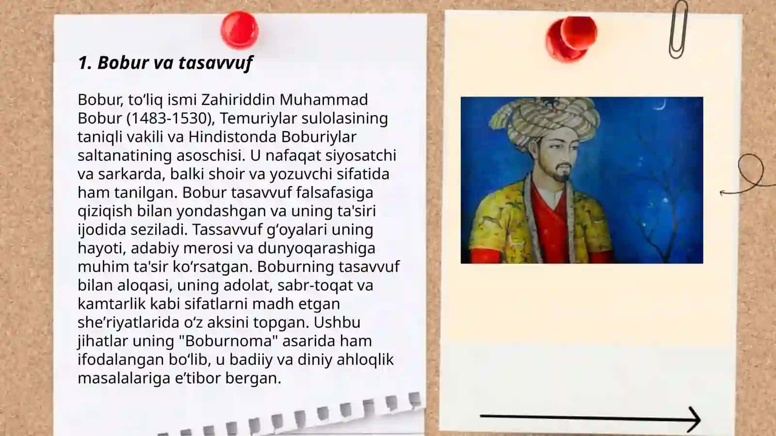 Bobur ijodida tasavvuf 3