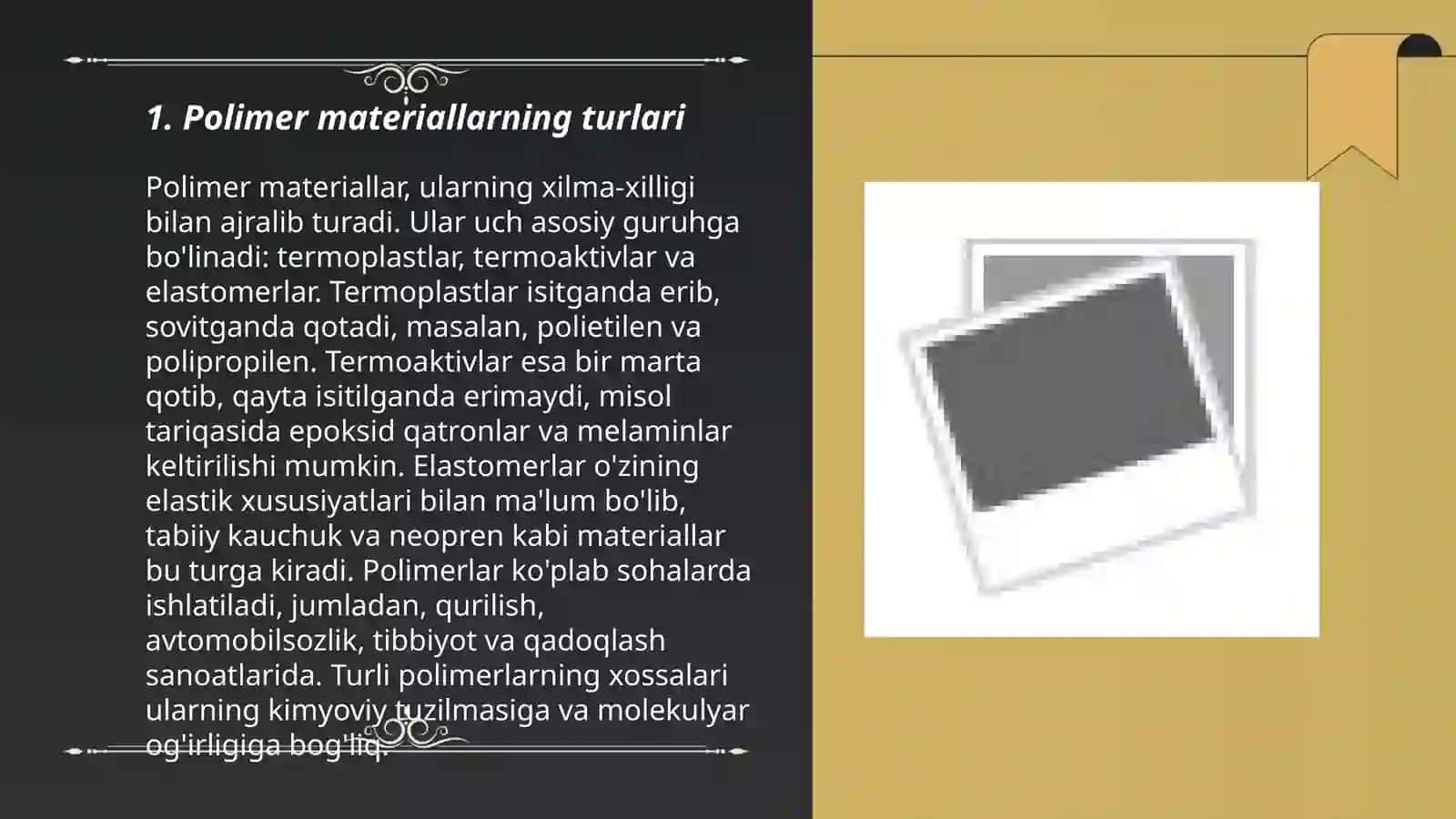 Polimer buyumlarning turlari 3