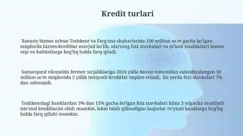 Kredit olish jarayoni 3