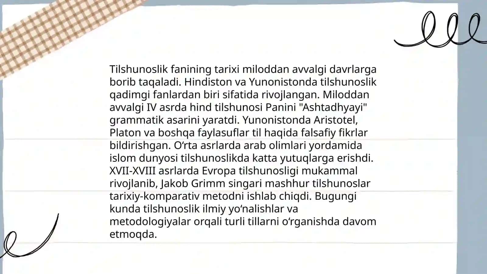 Tilshunoslik fanining rivojlanishi 3