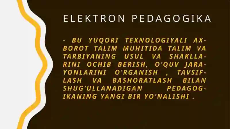 Elektron pedagogika asoslari 3