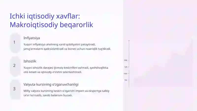 Iqtisodiy xavfsizlik: Ichki va tashqi xavflar 3