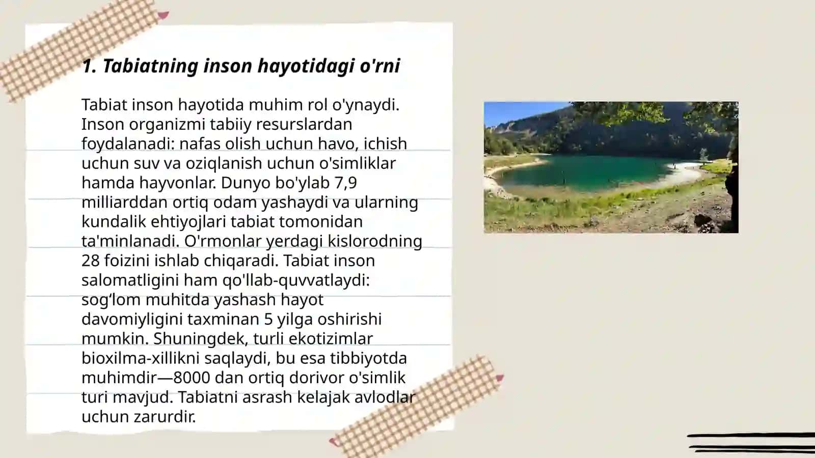 Tabiat-bebaho ne'mat 3