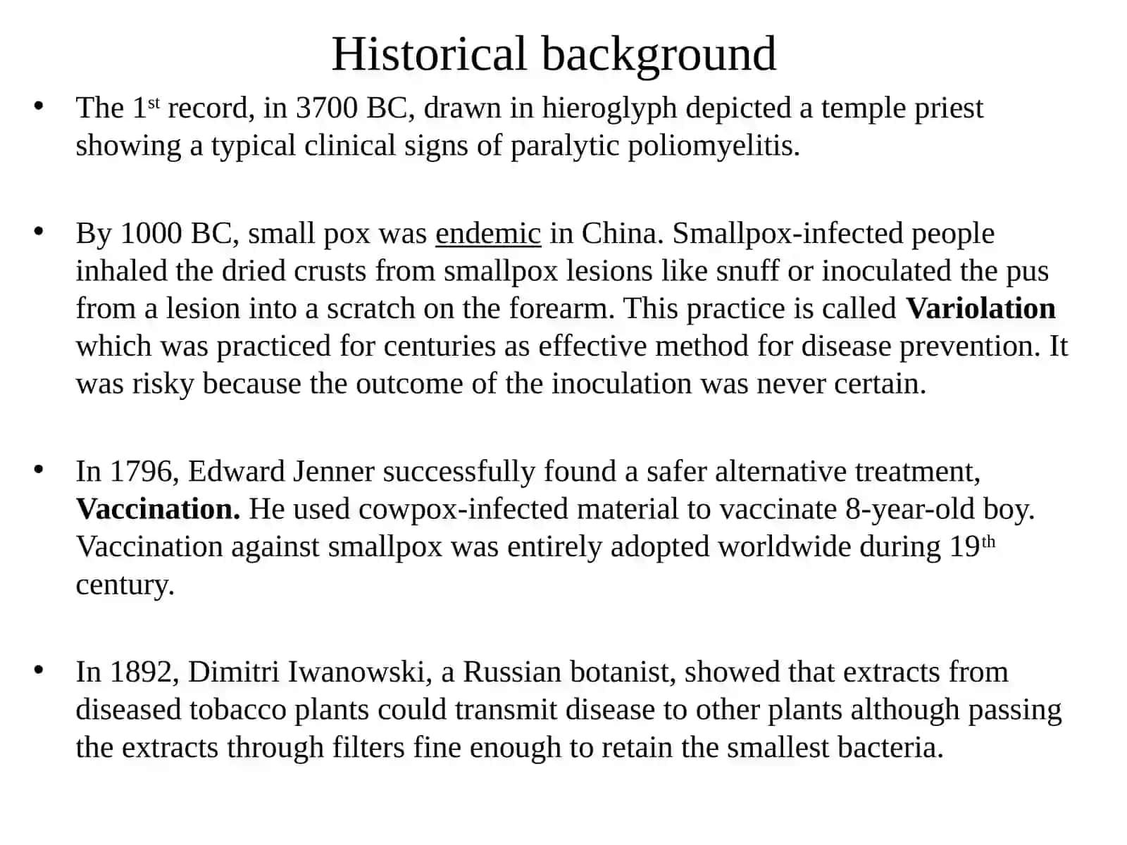 General Virology Lecture One 3
