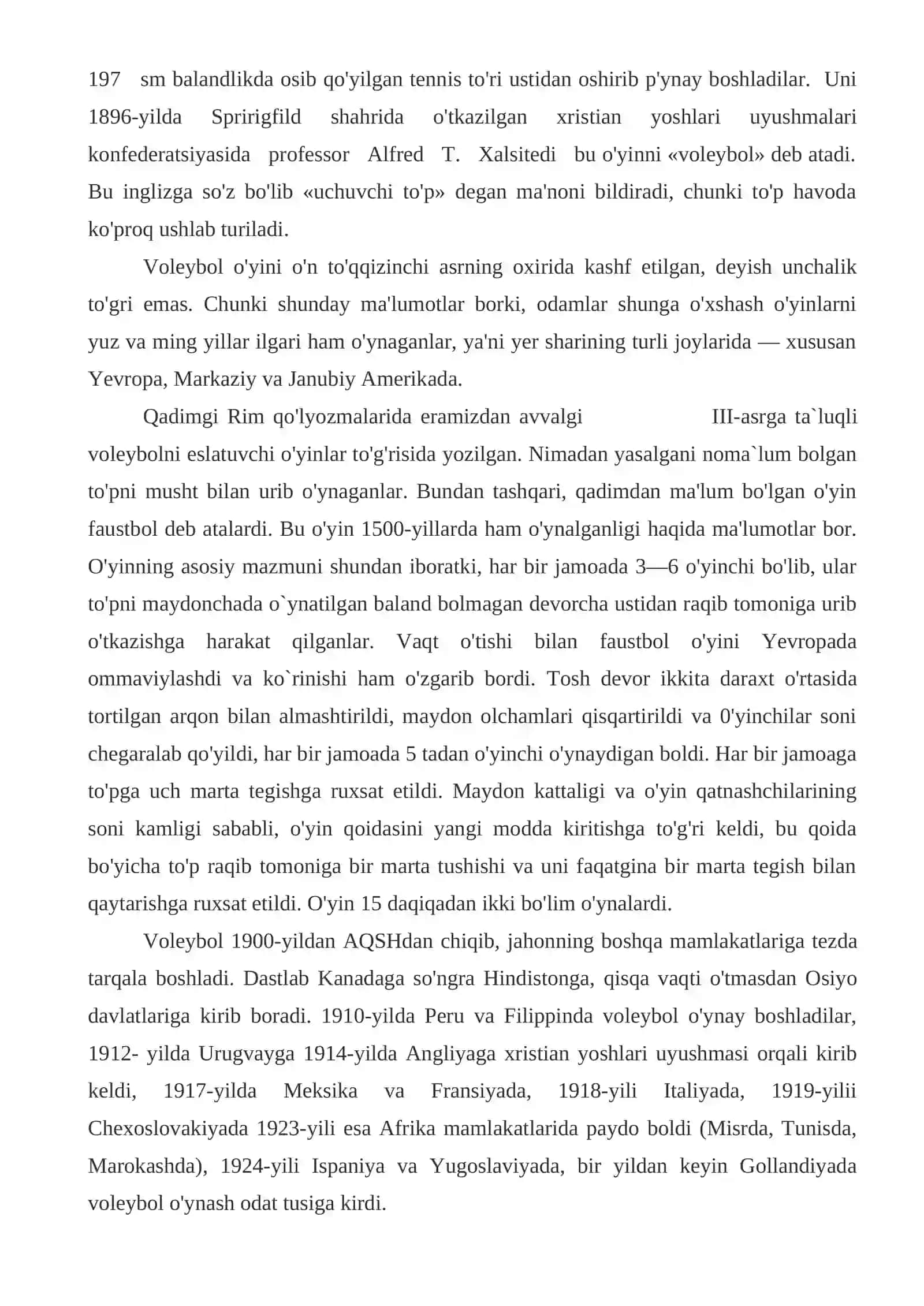 VOLEYBOLNING KELIB CHIQISH TARIXI 3