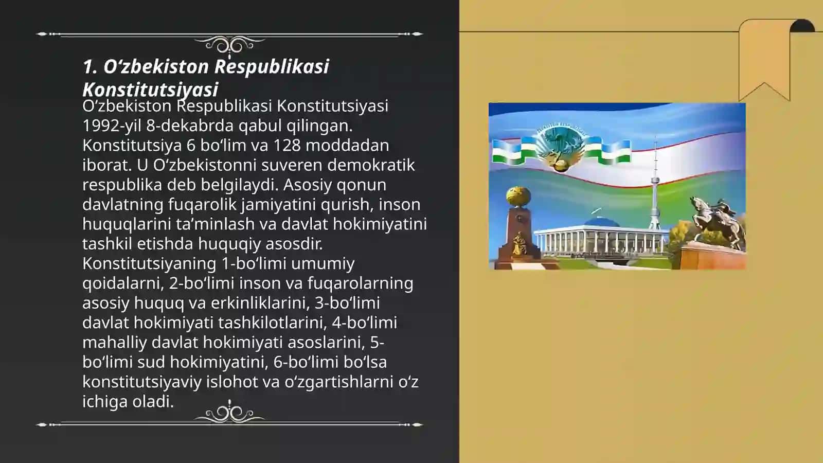 Oʻzbekiston Respublikasi Konstitutsiyasi 3