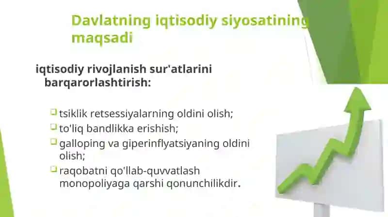 Davlatning fiskal (soliq) siyosati. 3