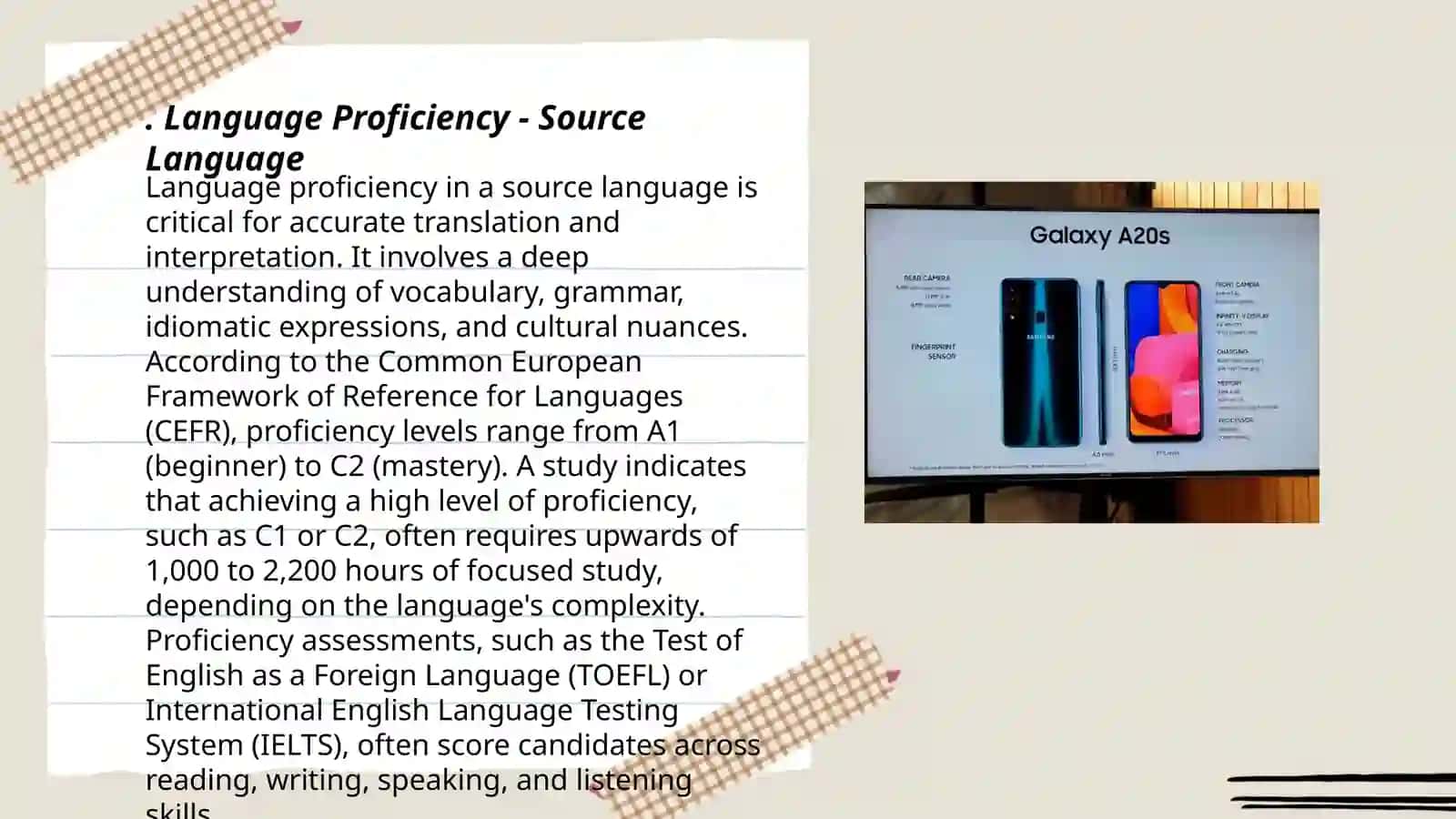 Self-assessment checklist of Translation competences 3