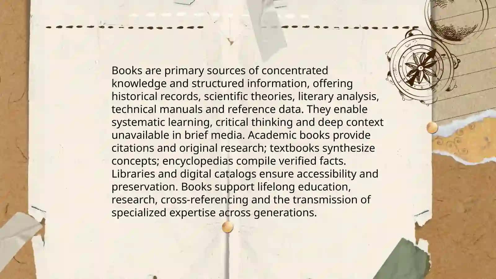 The role of Books in our life 3