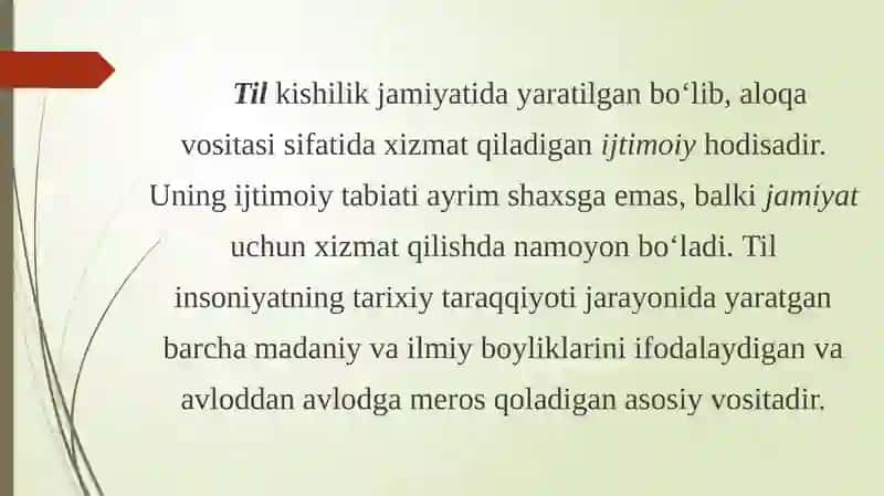 Tilva Nutq Fanining Maqsadi, Vazifalari 3