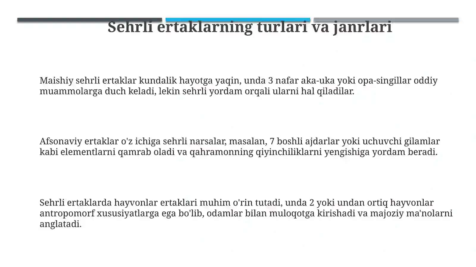 Sehrli ertaklar va ularning oʻziga xos xususiyatlari 3
