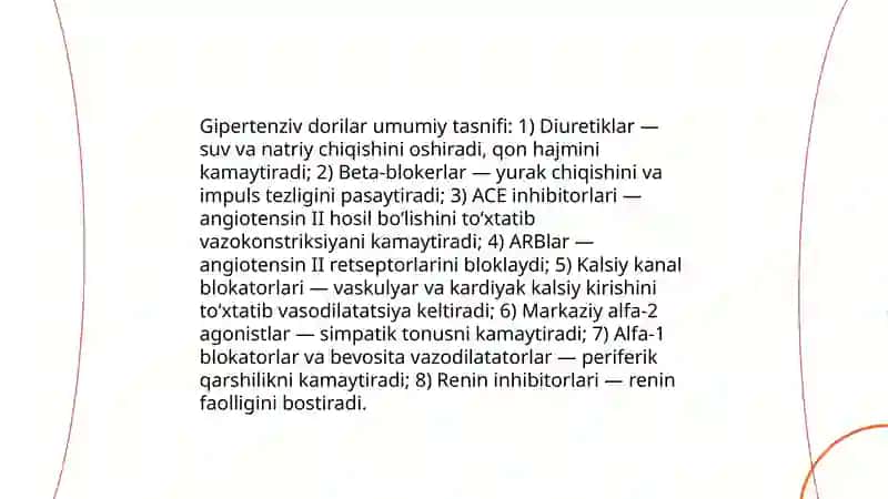 Gipertenziv vositalar 3